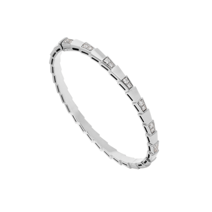 [⭐Mirelle]SERPENTI BRACELET SILVER DIAMOND