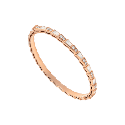 [⭐Mirelle]SERPENTI BRACELET PINK GOLD MOP DIAMOND