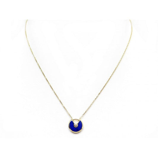 [⭐Mirelle]AMULETTE ROSE GOLD AGATE NECKLACE