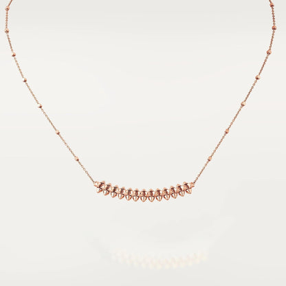 [⭐Mirelle]CLASH PINK GOLD NECKLACE