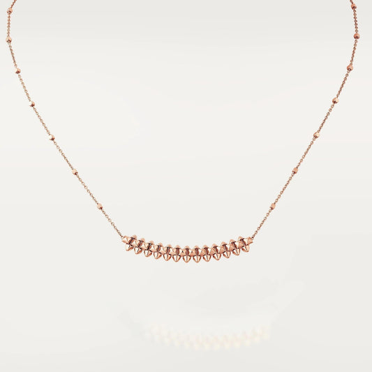 [⭐Mirelle]CLASH PINK GOLD NECKLACE