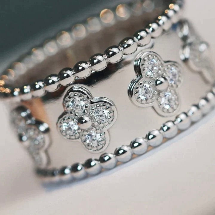 [⭐Mirelle]CLOVER KALEIDOSCOPE RING 10MM