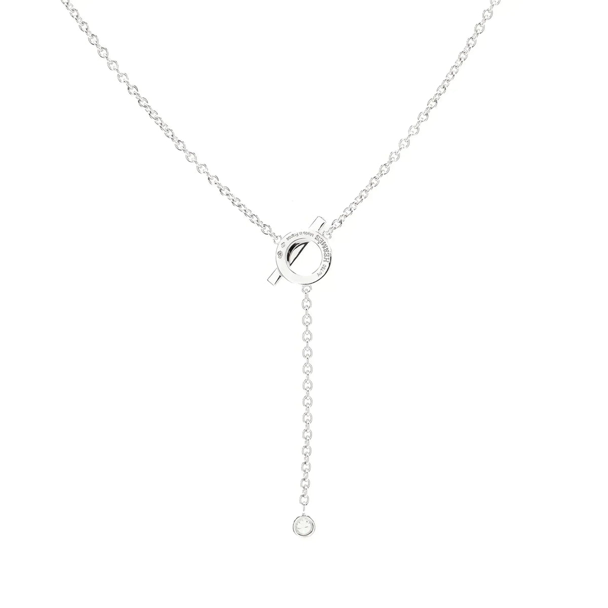 [⭐Mirelle]FINESSE SILVER DIAMOND NECKLACE