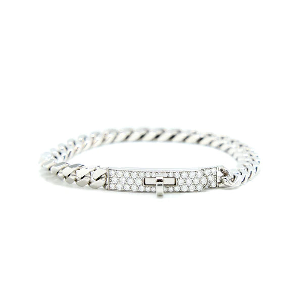 [⭐Mirelle]KELLY CHAIN SILVER DIAMOND BRACELET