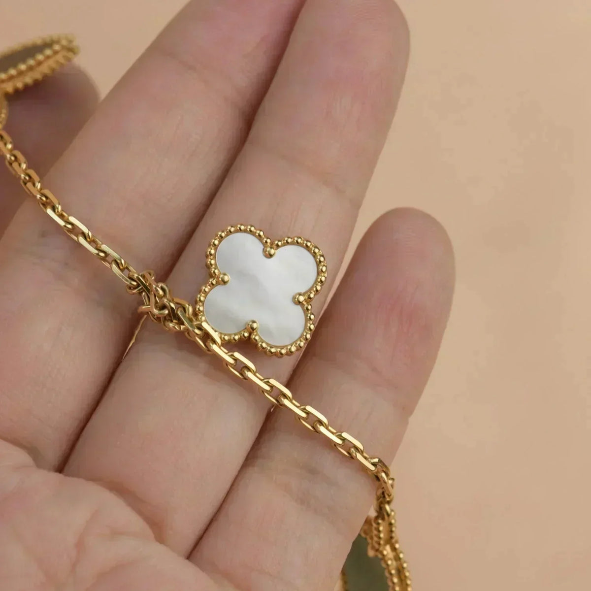 [⭐Mirelle]LUCKY SPRING 5 MOTIF GOLD BRACELET
