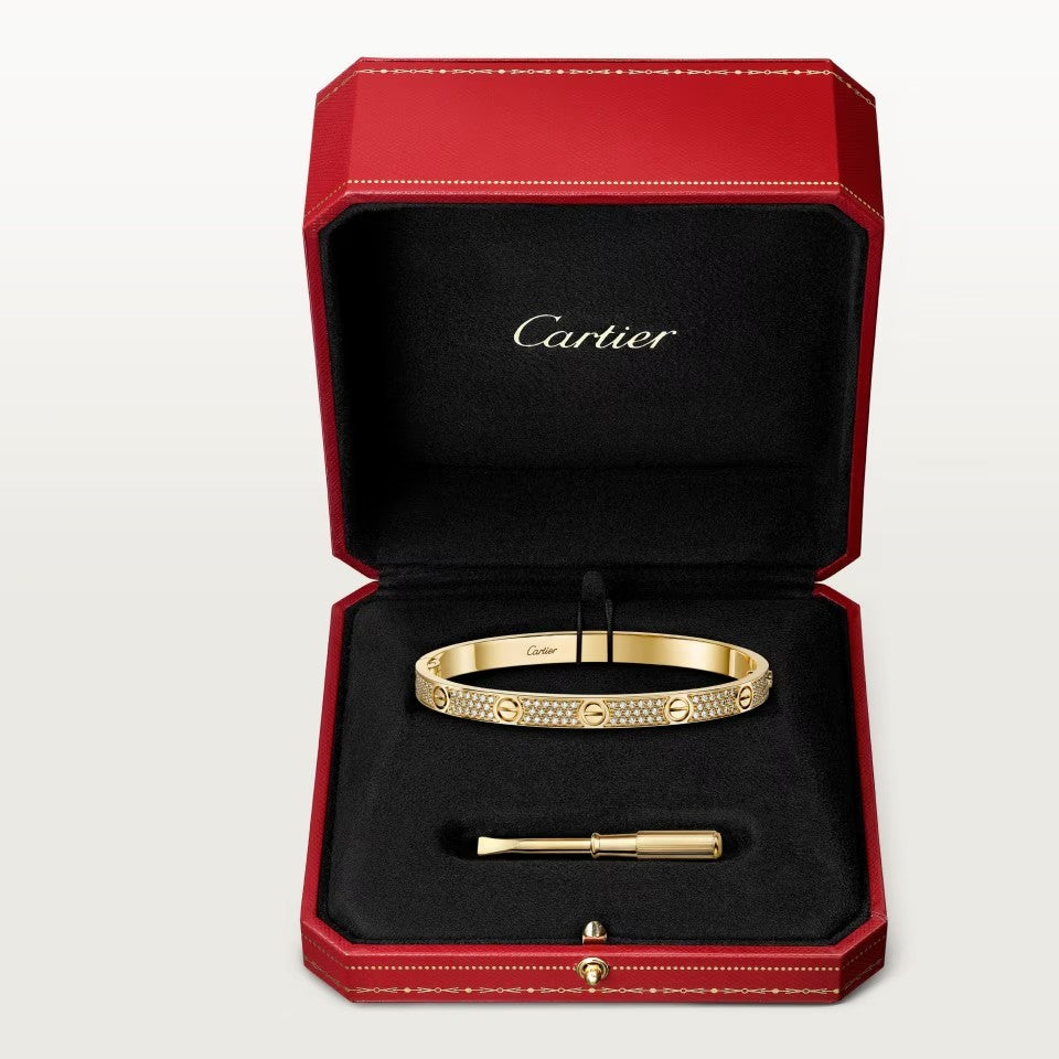 [⭐Mirelle]LOVE BRACELET 4.8MM DIAMOND-PAVED
