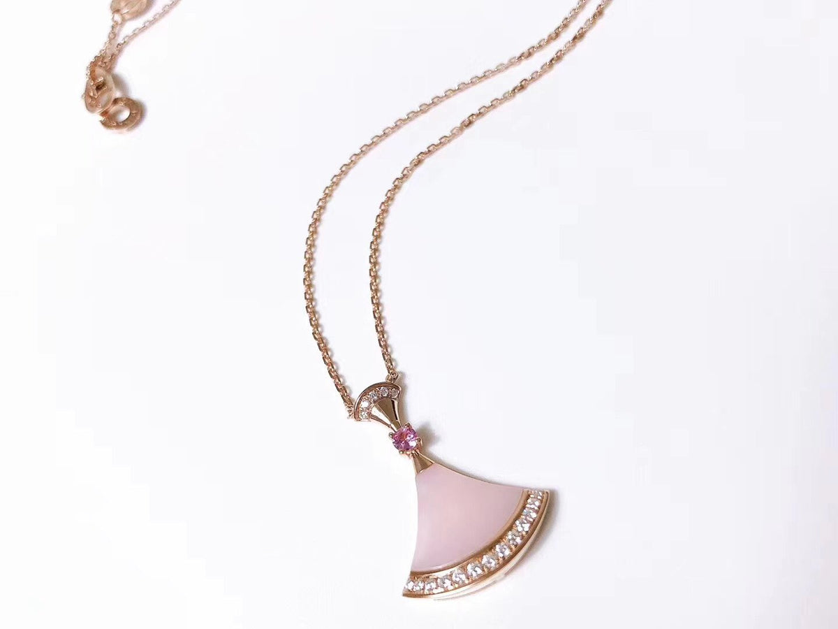 [⭐Mirelle]DREAM NECKLACE PINK MOP DIAMOND