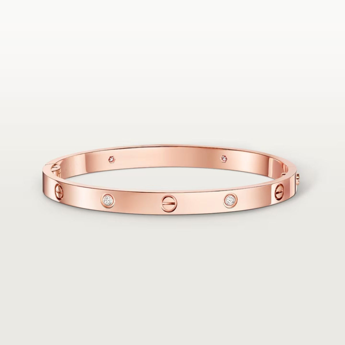 [⭐Mirelle]LOVE BRACELET 4.8MM 4 DIAMONDS