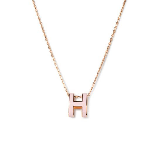 [⭐Mirelle]POP H PEDANT PINK GOLD