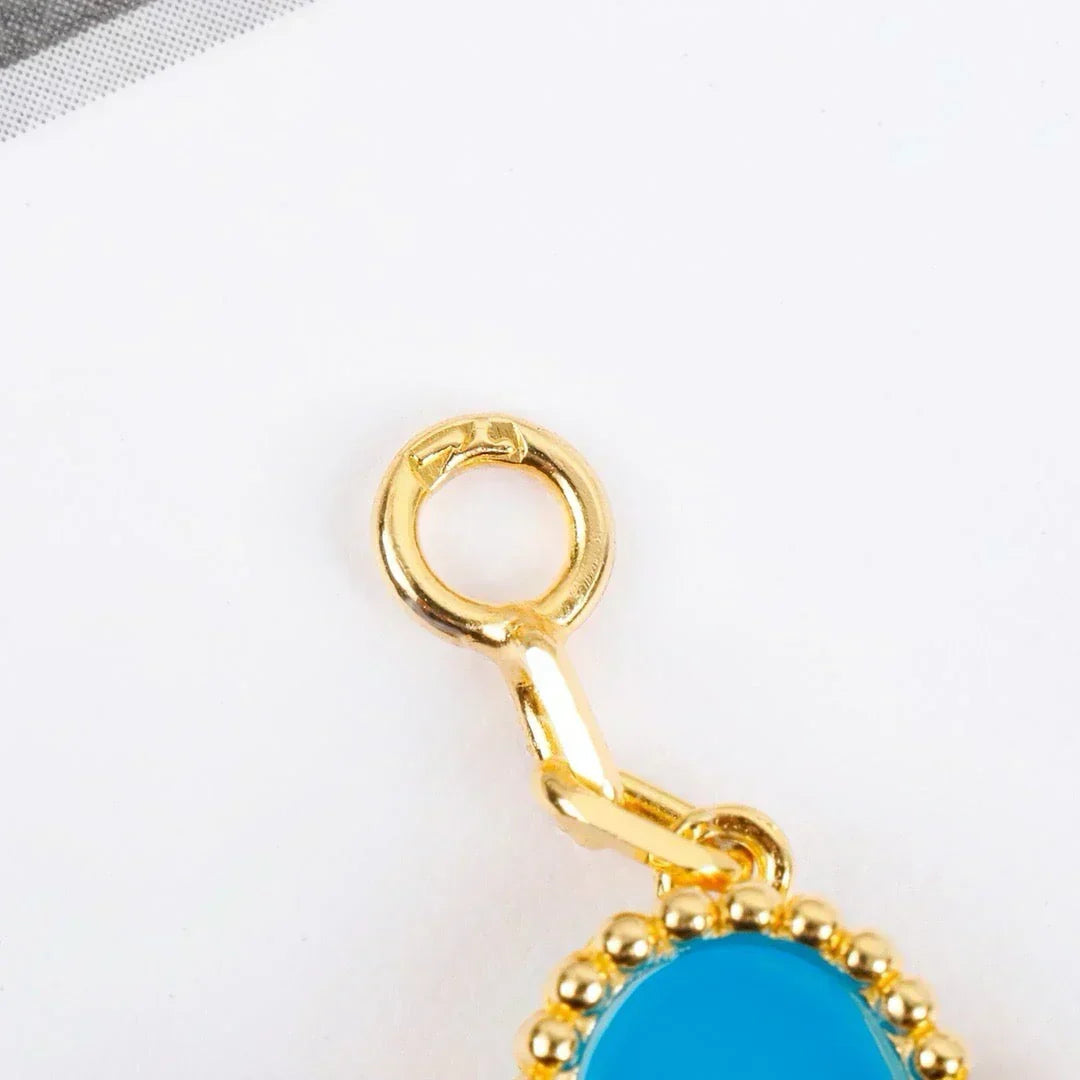 [⭐Mirelle] CLOVER 5 MOTIF TURQUOISE BRACELET COLLECTION