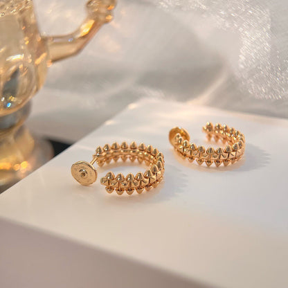 [⭐Mirelle]CLASH SMALL HOOP EARRINGS