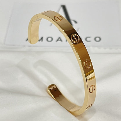[⭐Mirelle]LOVE BRACELET 6.1MM OPEN CUFF