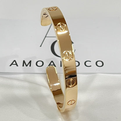 [⭐Mirelle]LOVE BRACELET 6.1MM OPEN CUFF