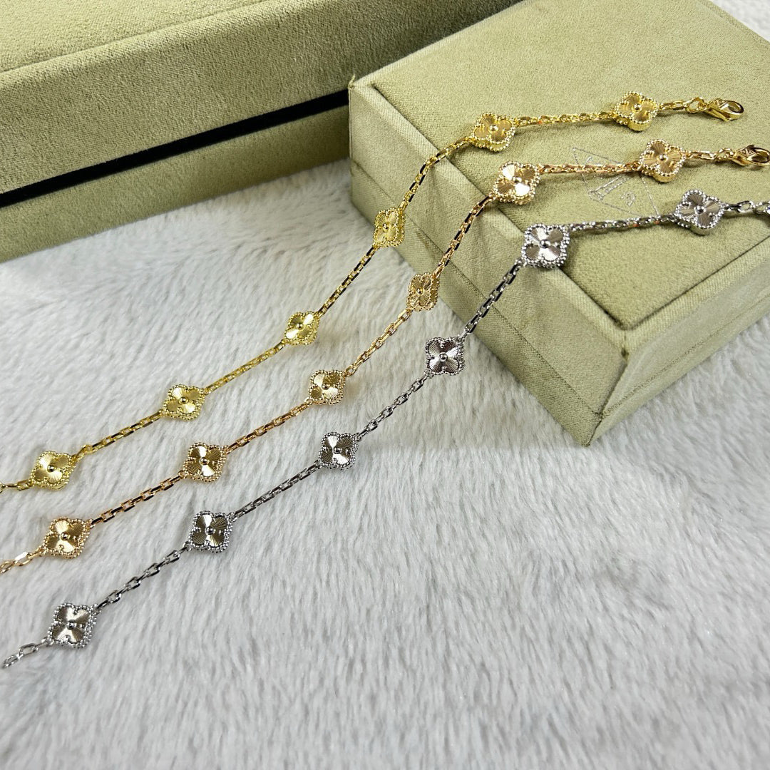 [⭐Mirelle]CLOVER 6 MOTIF DIAMOND BRACELET