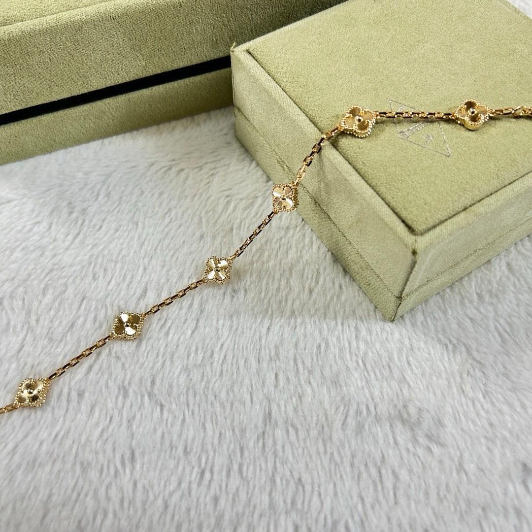 [⭐Mirelle]CLOVER 6 MOTIF DIAMOND BRACELET