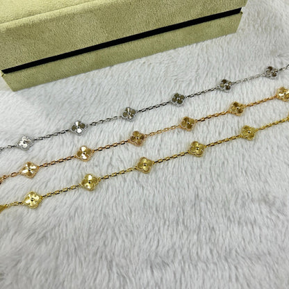[⭐Mirelle]CLOVER 6 MOTIF DIAMOND BRACELET