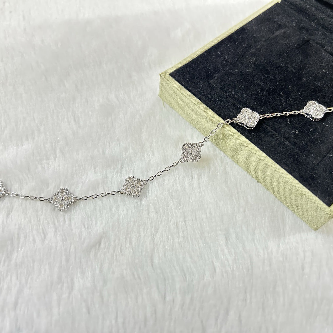 [⭐Mirelle]CLOVER 6 MOTIF DIAMOND BRACELET