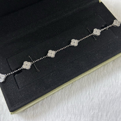 [⭐Mirelle]CLOVER 6 MOTIF DIAMOND BRACELET