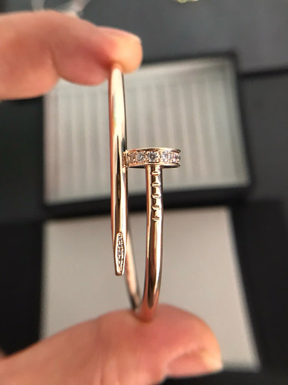 [⭐Mirelle]JUSTE BRACELET 3.5MM DIAMONDS