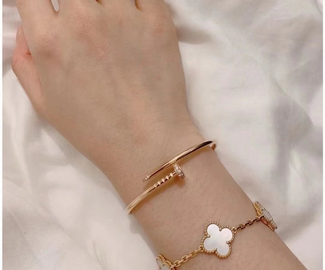 [⭐Mirelle]JUSTE BRACELET 2.5MM DIAMONDS