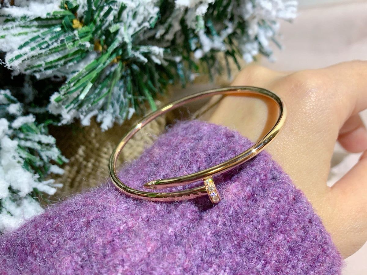[⭐Mirelle]JUSTE BRACELET 2.5MM DIAMONDS