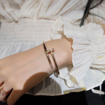 [⭐Mirelle]JUSTE BRACELET 3.5MM DIAMONDS