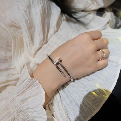 [⭐Mirelle]JUSTE BRACELET 3.5MM DIAMONDS