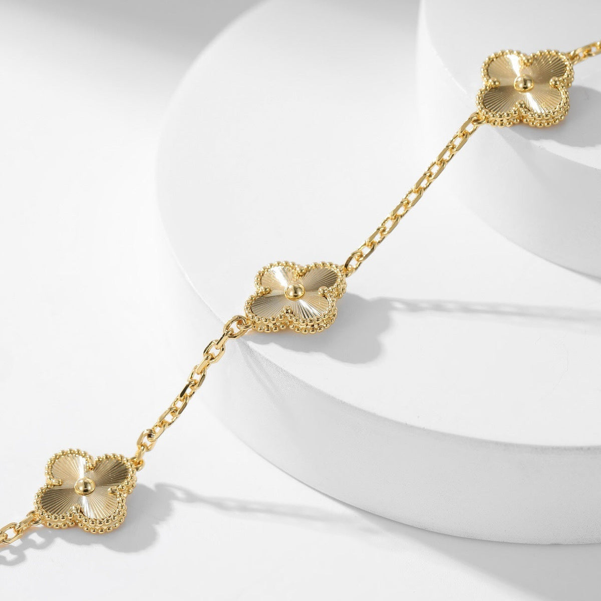 [⭐Mirelle]CLOVER 10 MOTIFS LASER NECKLACE
