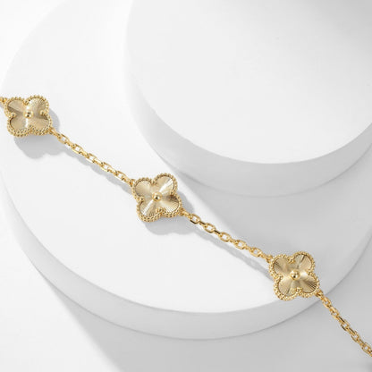 [⭐Mirelle]CLOVER 10 MOTIFS LASER NECKLACE