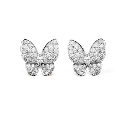 [⭐Mirelle]BUTTERFLY ALL DIAMOND EARRINGS