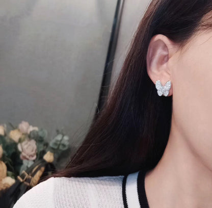 [⭐Mirelle]BUTTERFLY ALL DIAMOND EARRINGS