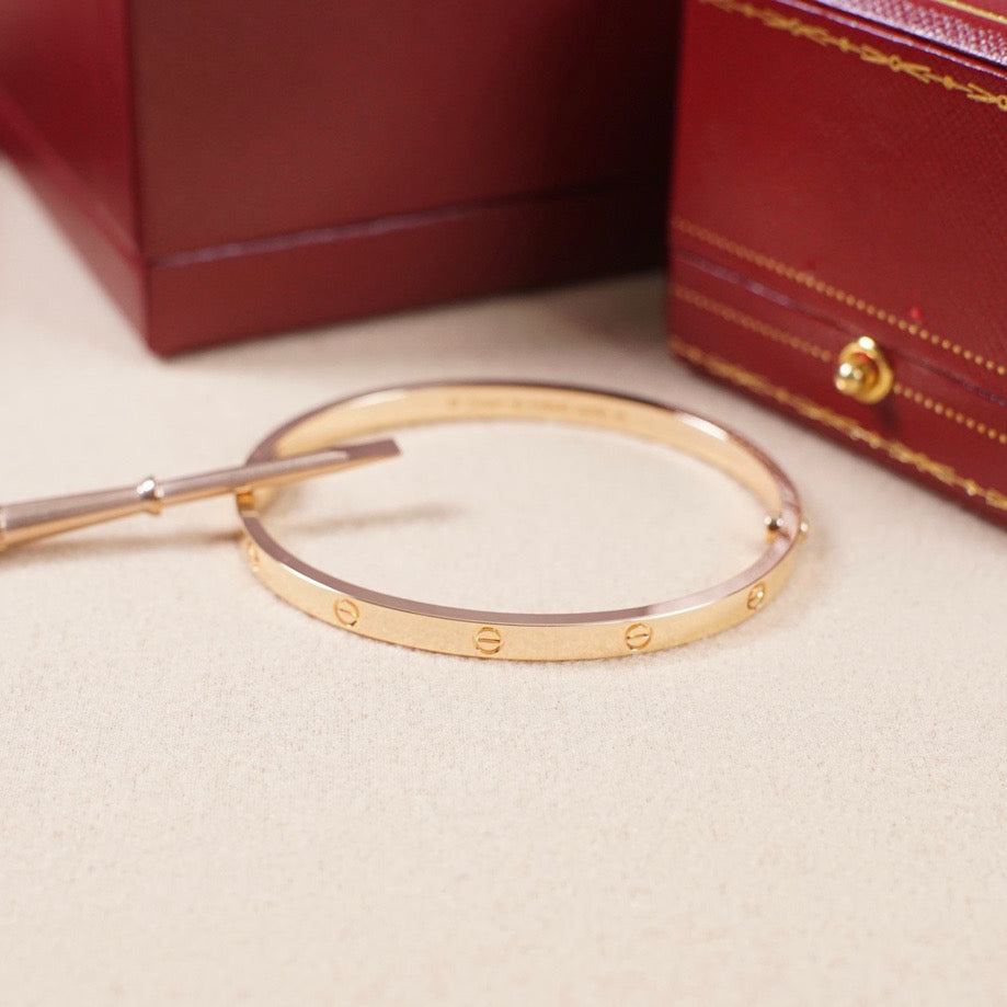 [⭐Mirelle]LOVE BRACELET 3.65MM NO DIAMONDS