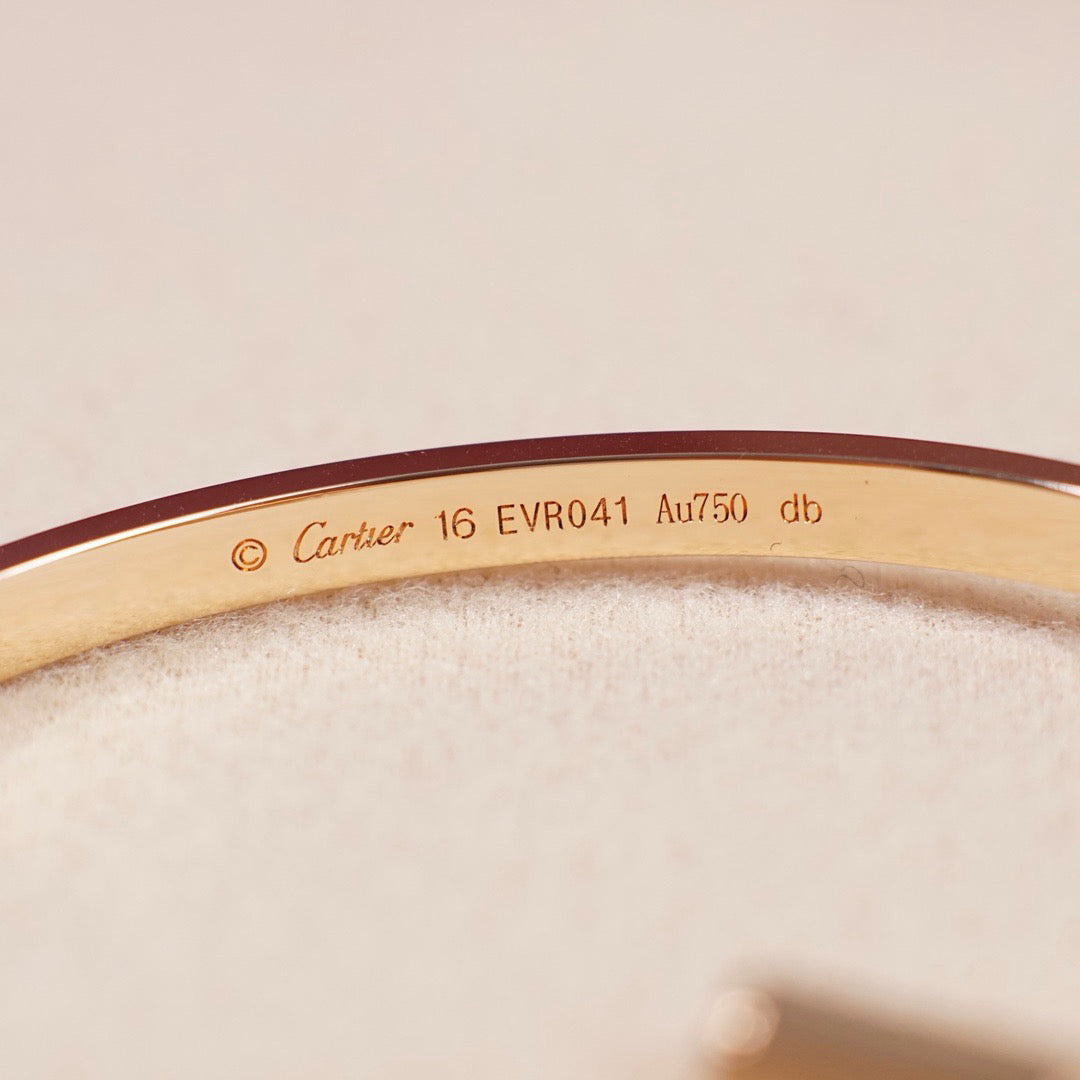 [⭐Mirelle]LOVE BRACELET 3.65MM 6 DIAMONDS