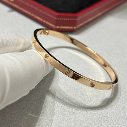 [⭐Mirelle]LOVE BRACELET 3.65MM 6 DIAMONDS