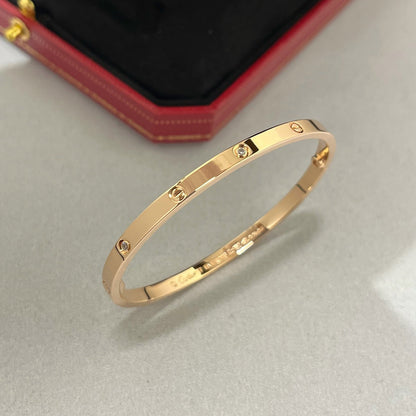 [⭐Mirelle]LOVE BRACELET 3.65MM 6 DIAMONDS