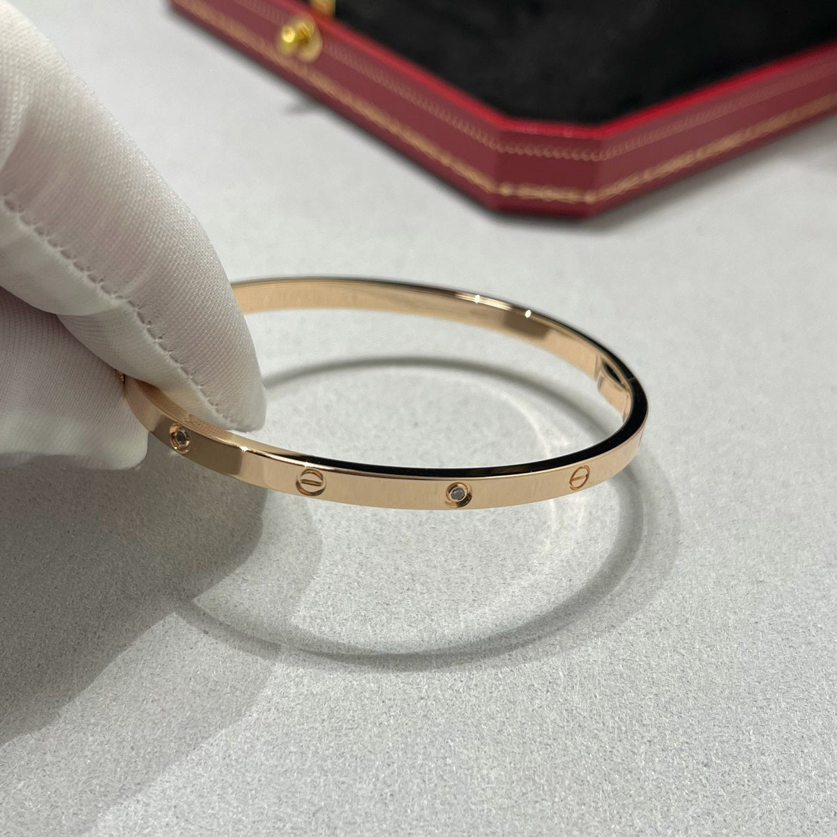 [⭐Mirelle]LOVE BRACELET 3.65MM 6 DIAMONDS