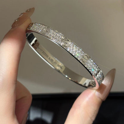 [⭐Mirelle]LOVE BRACELET 6.1MM DIAMOND-PAVED