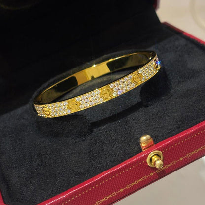 [⭐Mirelle]LOVE BRACELET 6.1MM DIAMOND-PAVED