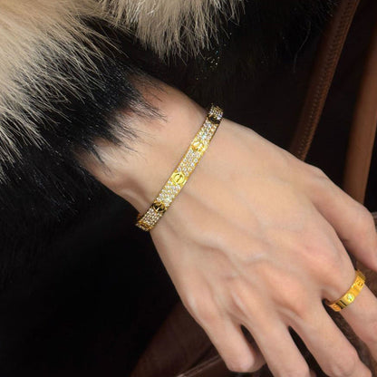[⭐Mirelle]LOVE BRACELET 6.1MM DIAMOND-PAVED