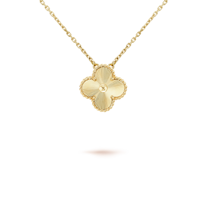 [⭐Mirelle]CLOVER 15MM LASER NECKLACE