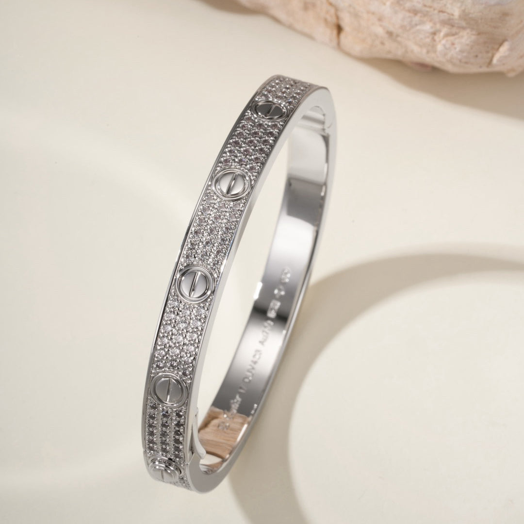 [⭐Mirelle]LOVE BRACELET 6.1MM DIAMOND-PAVED
