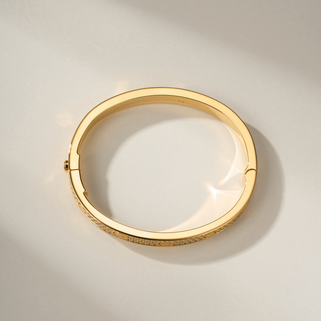 [⭐Mirelle]LOVE BRACELET 6.1MM DIAMOND-PAVED