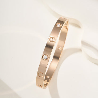 [⭐Mirelle]LOVE BRACELET 6.1MM 4 DIAMONDS