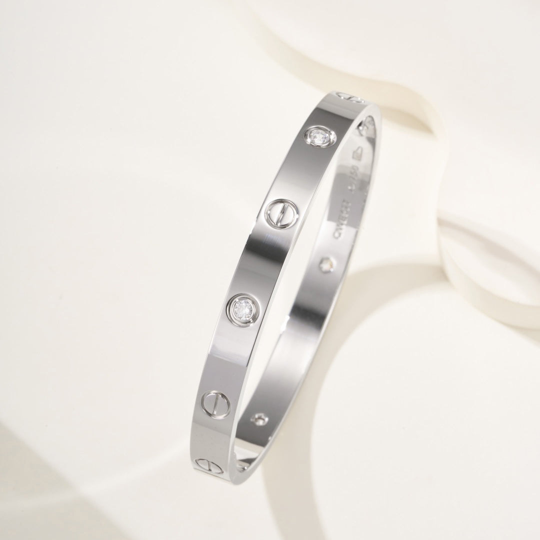 [⭐Mirelle]LOVE BRACELET 6.1MM 4 DIAMONDS