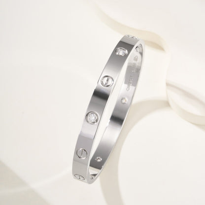 [⭐Mirelle]LOVE BRACELET 6.1MM 4 DIAMONDS