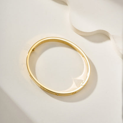 [⭐Mirelle]LOVE BRACELET 6.1MM 4 DIAMONDS