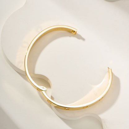 [⭐Mirelle]LOVE BRACELET 6.1MM 4 DIAMONDS