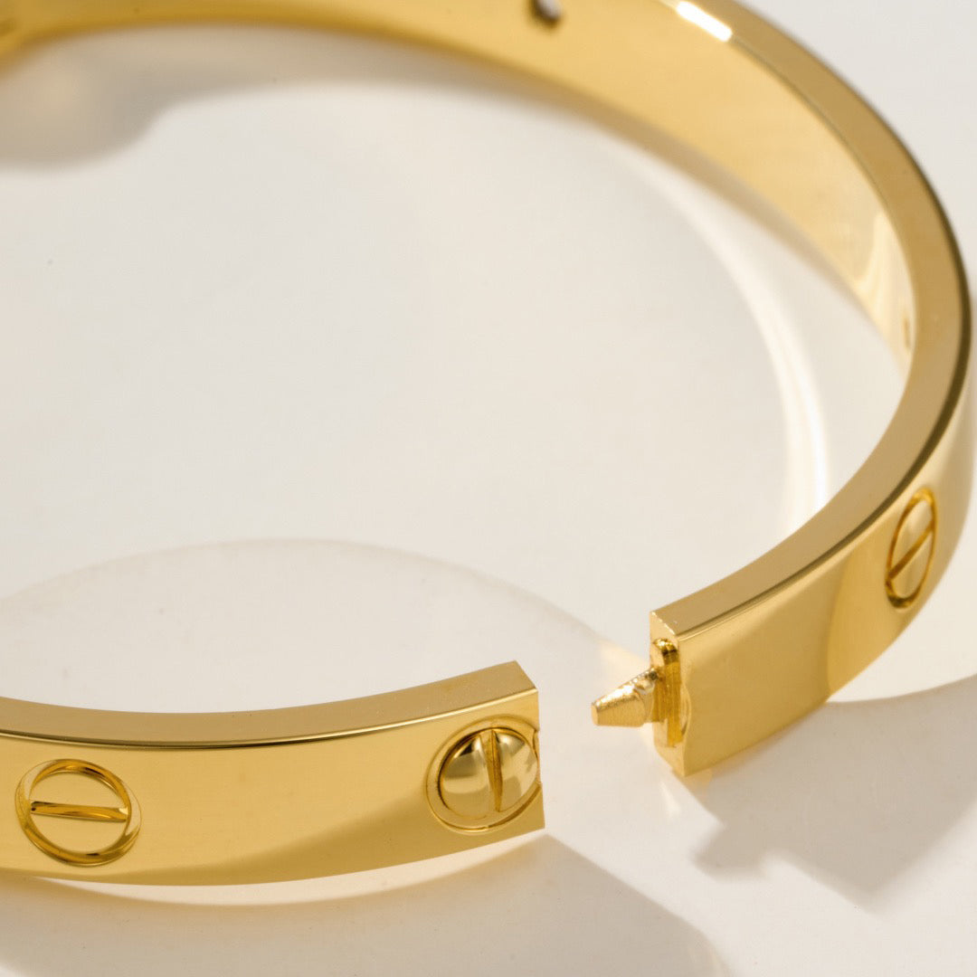 [⭐Mirelle]LOVE BRACELET 6.1MM 4 DIAMONDS