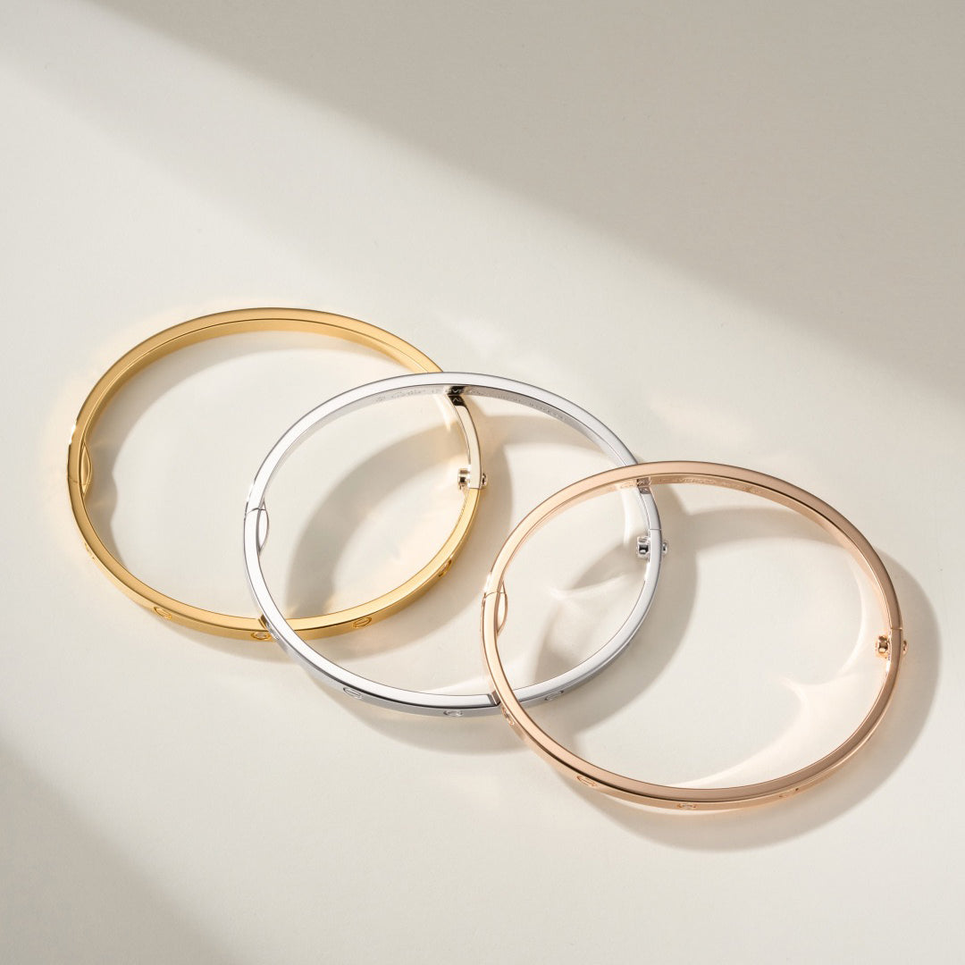 [⭐Mirelle]LOVE BRACELET 3.65MM 6 DIAMONDS