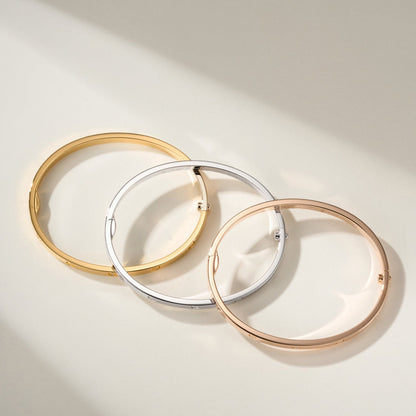 [⭐Mirelle]LOVE BRACELET 3.65MM 6 DIAMONDS